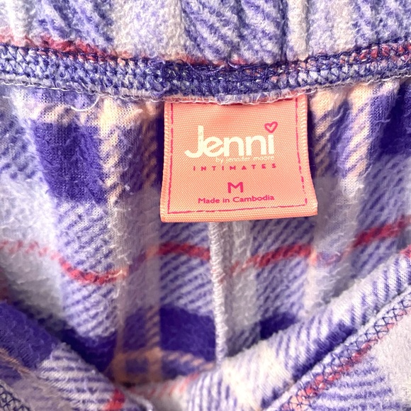 Jenni Purple Plaid Pajama Pants - Picture 3 of 3